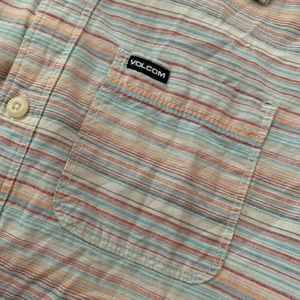 Volcom Shirts & Tops - ⭐️3/$25⭐️ boys volcom striped Button Down Shirt Volcom Shirts & Tops - ⭐️3/$25⭐️ boys volcom striped Button Down Shirt